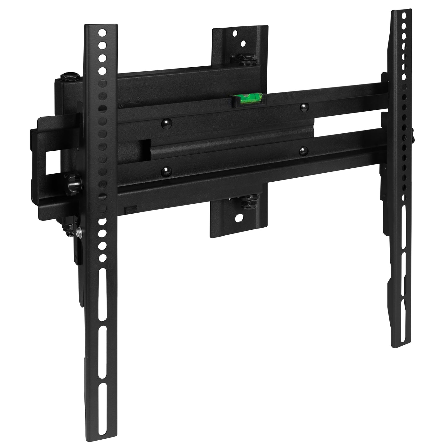 FLASH MOUNT Full Motion TV Wall Mount - Built-In Level - Fits most TV's 32" - 55" (Weight Cap 55LB) Black RA-MP005-GG