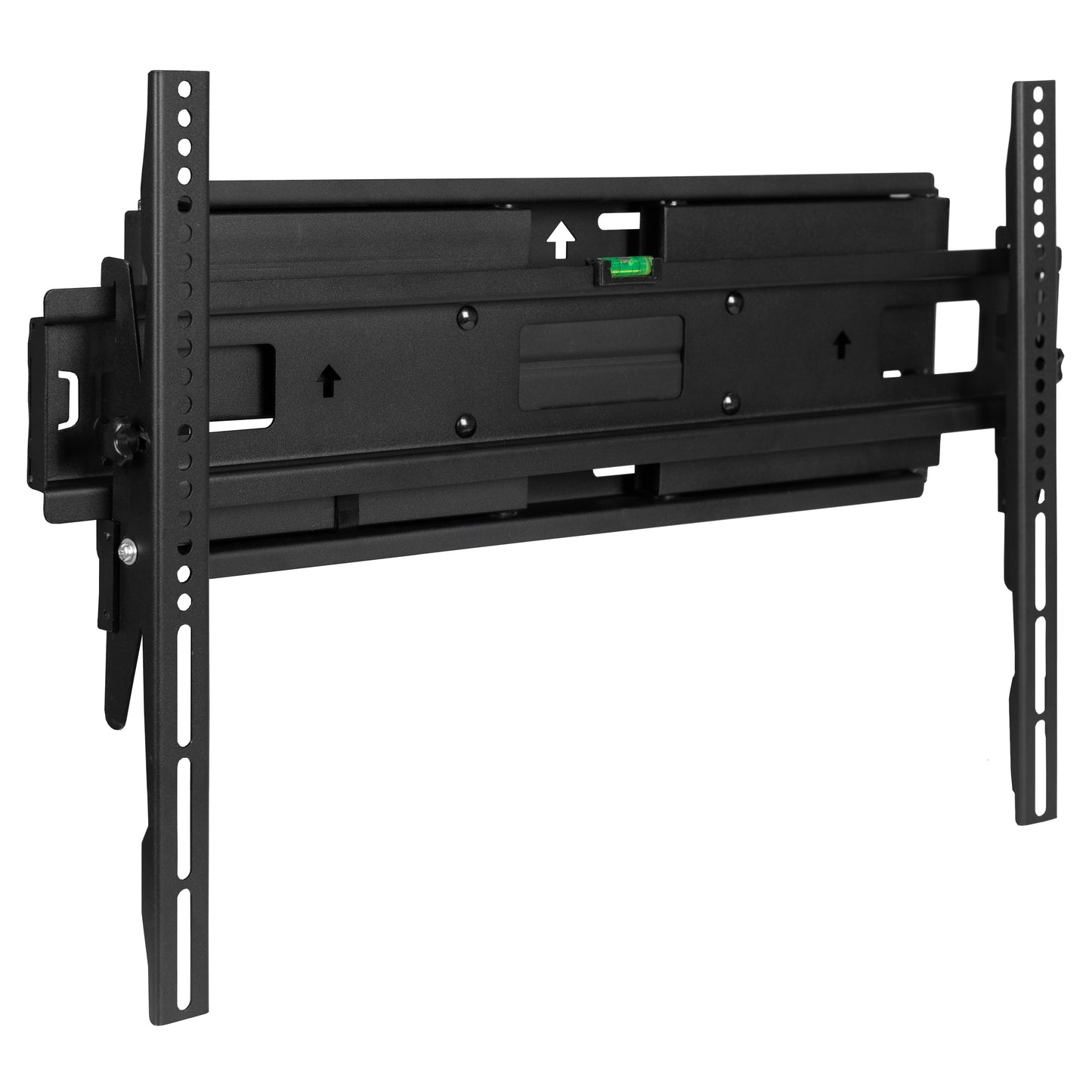 FLASH MOUNT Full Motion TV Wall Mount - Built-In Level - Fit most TV's 40" - 84" (Weight Cap 100LB) Black RA-MP006-GG