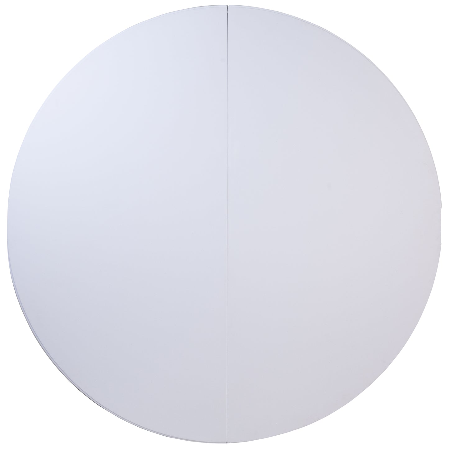 Kathryn 5.89-Foot Round Bi-Fold Granite White Plastic Banquet and Event Folding Table with Carrying Handle Granite White RB-183RFH-GG