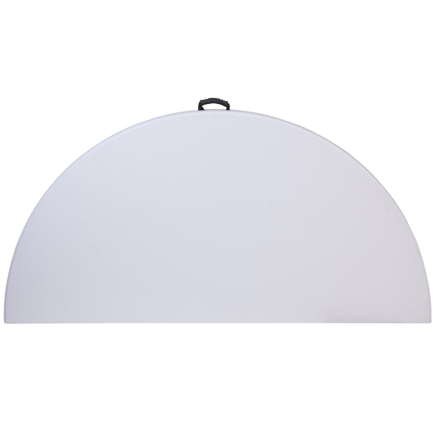 Kathryn 5.89-Foot Round Bi-Fold Granite White Plastic Banquet and Event Folding Table with Carrying Handle Granite White RB-183RFH-GG
