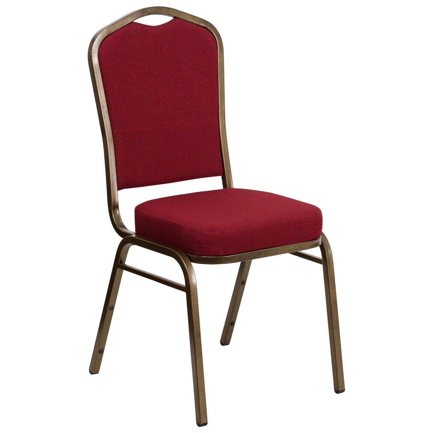 Kathryn 6-Foot Plastic Folding Training Table Set with 2 Crown Back Stack Chairs Burgundy