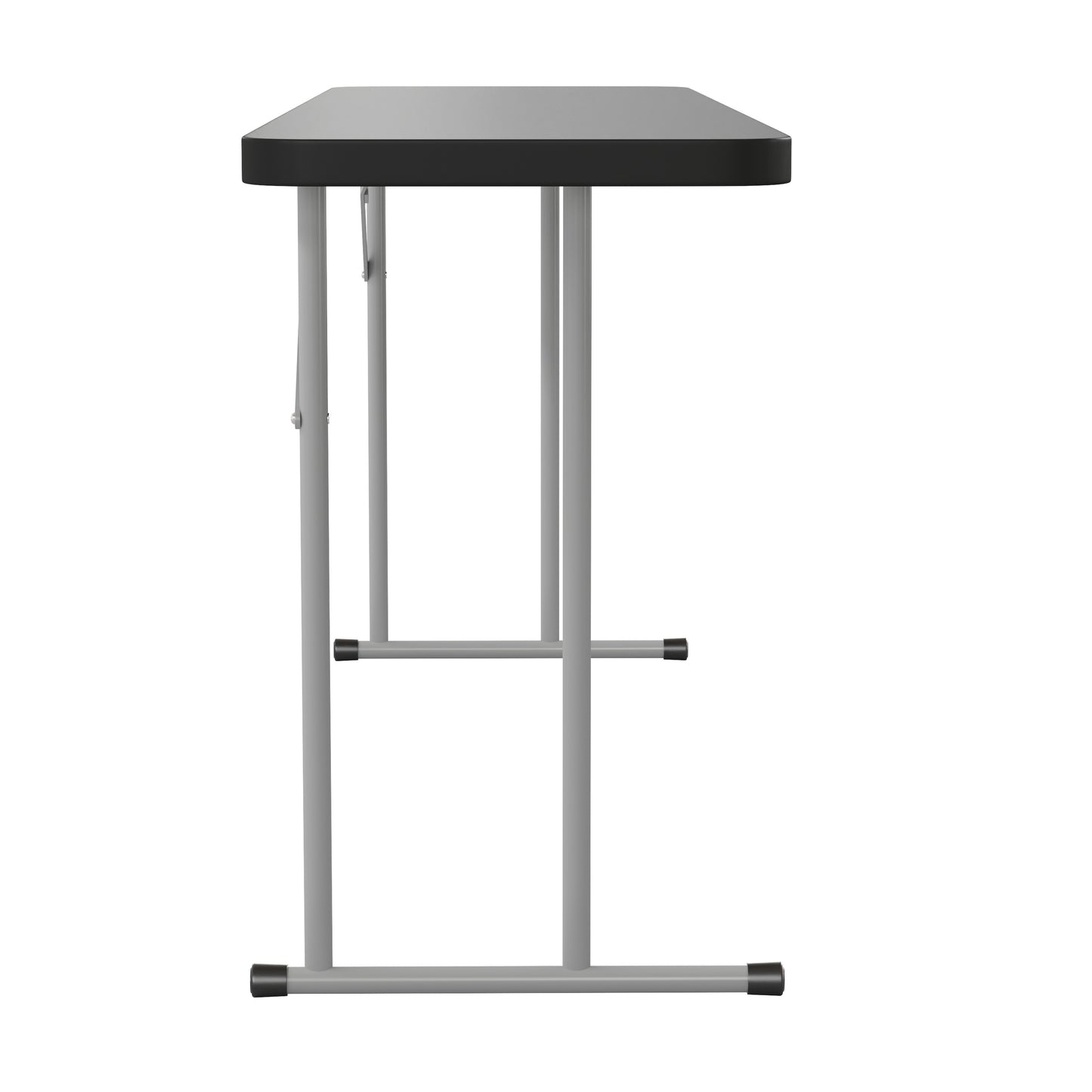 Kathryn 6-Foot Black Plastic Folding Training Table Black