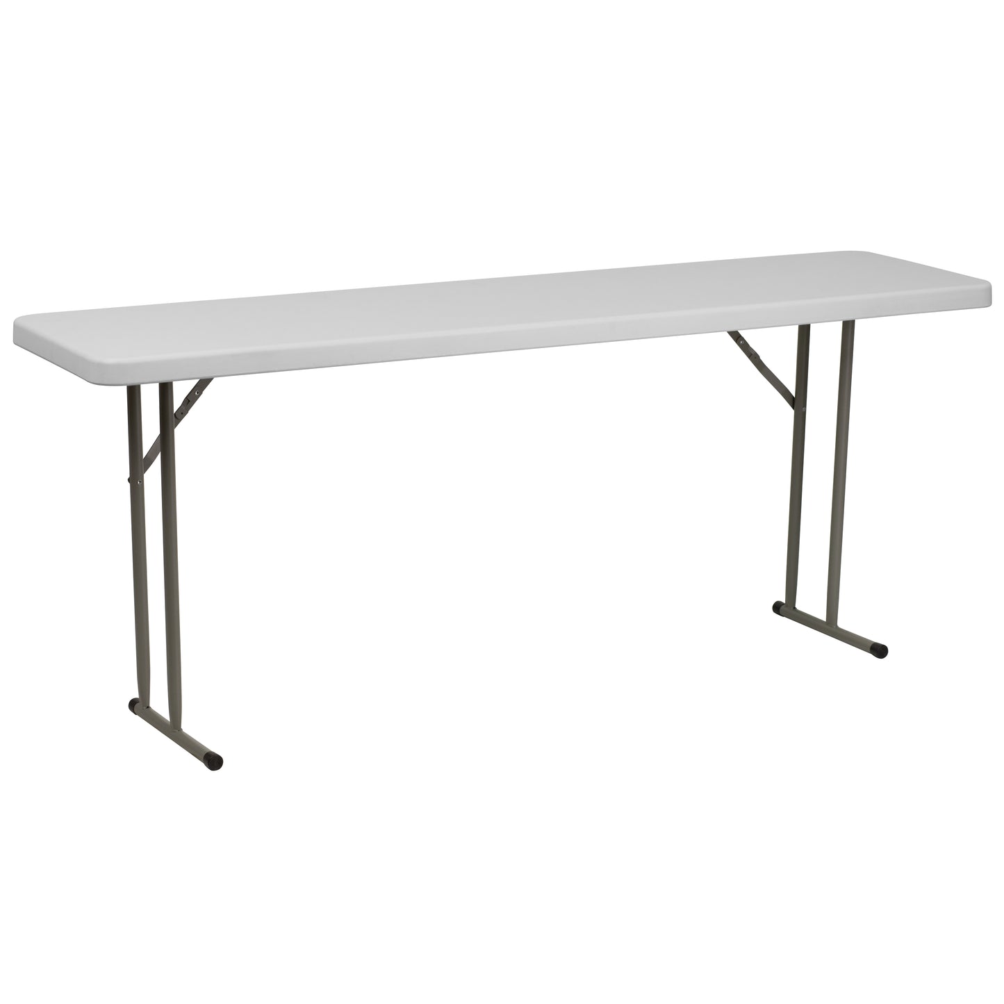 Kathryn 6-Foot Granite White Plastic Folding Training Table Granite White