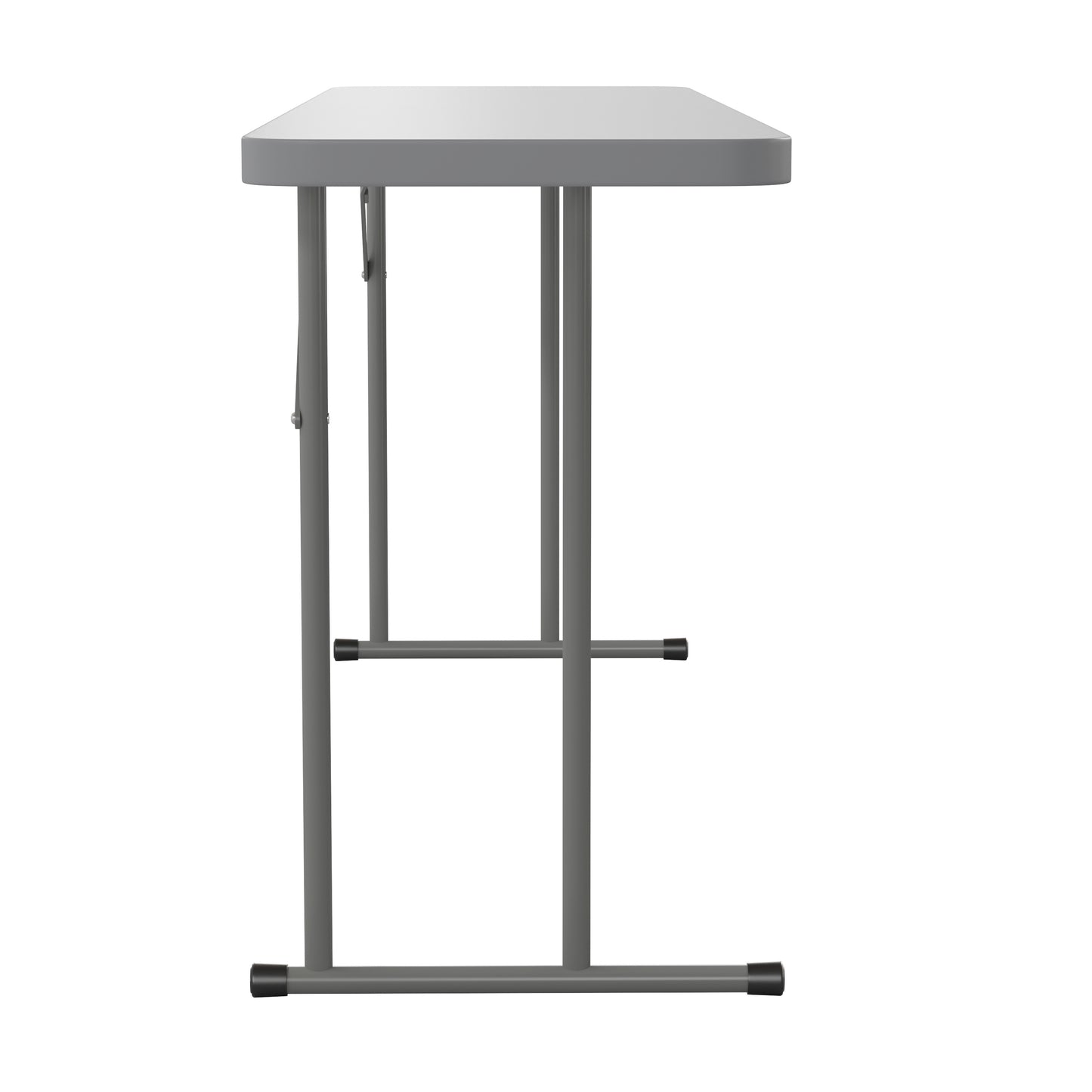Kathryn 6-Foot Gray Plastic Folding Training Table Gray