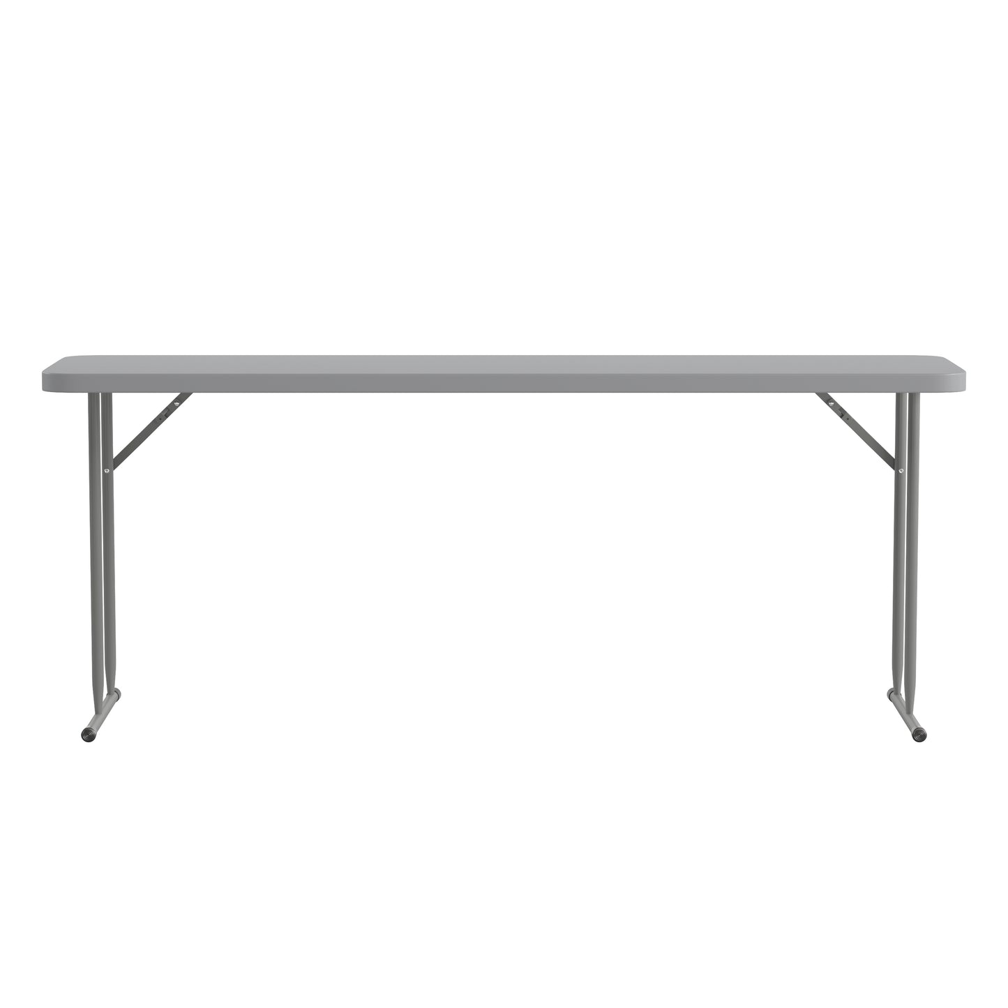 Kathryn 6-Foot Gray Plastic Folding Training Table Gray