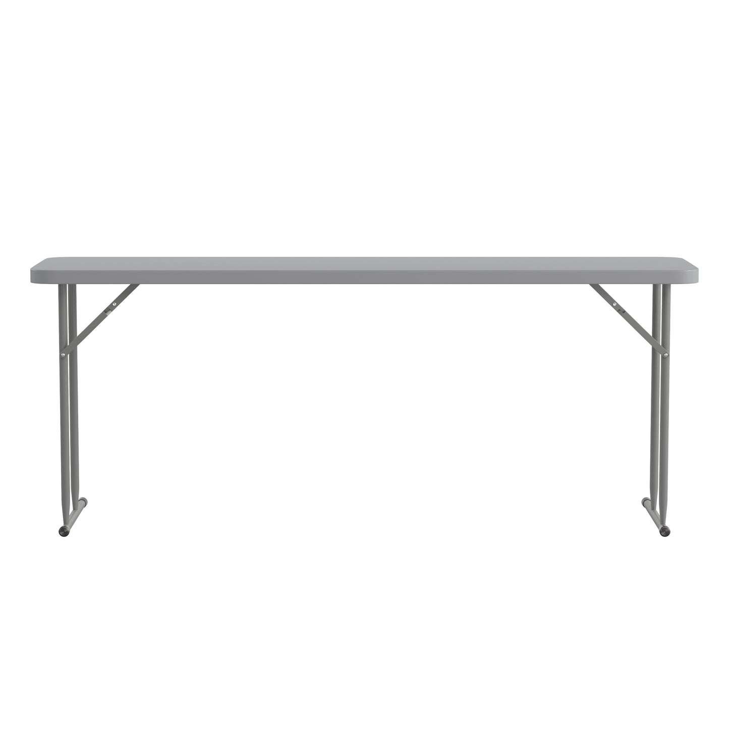 Kathryn 6-Foot Gray Plastic Folding Training Table Gray