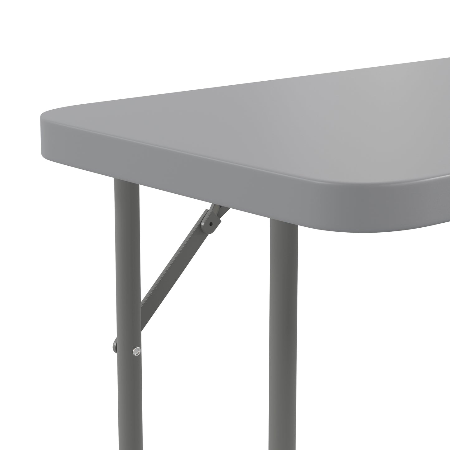 Kathryn 6-Foot Gray Plastic Folding Training Table Gray