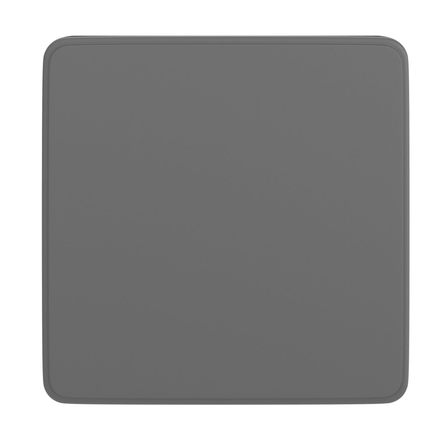 Paige 24x24 Kid's Granite Gray Plastic Folding Table with Locking Legs Granite Gray