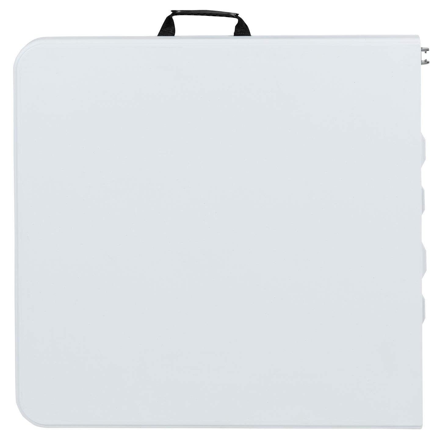 Kathryn 4-Foot Height Adjustable Bi-Fold Granite White Plastic Folding Table Granite White
