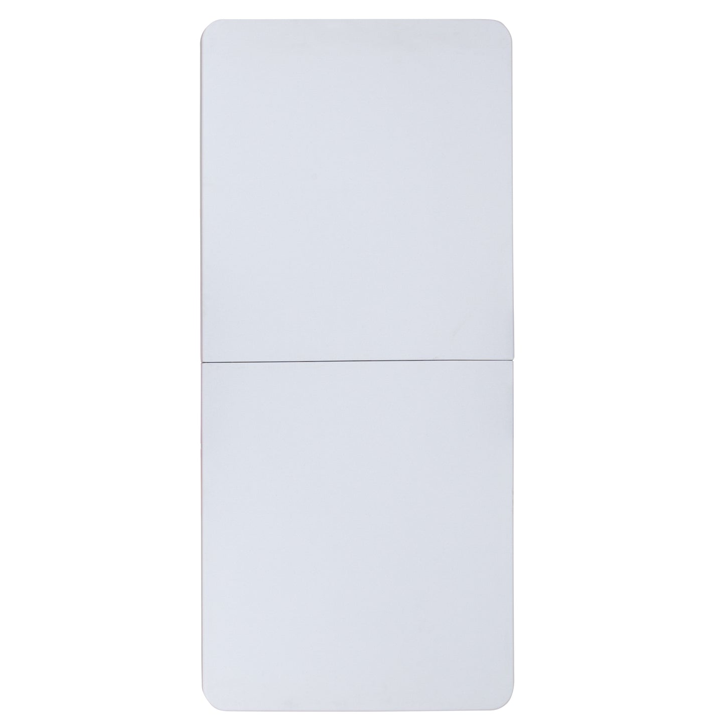 Kathryn 5-Foot Height Adjustable Bi-Fold Granite White Plastic Banquet and Event Folding Table with Carrying Handle Granite White