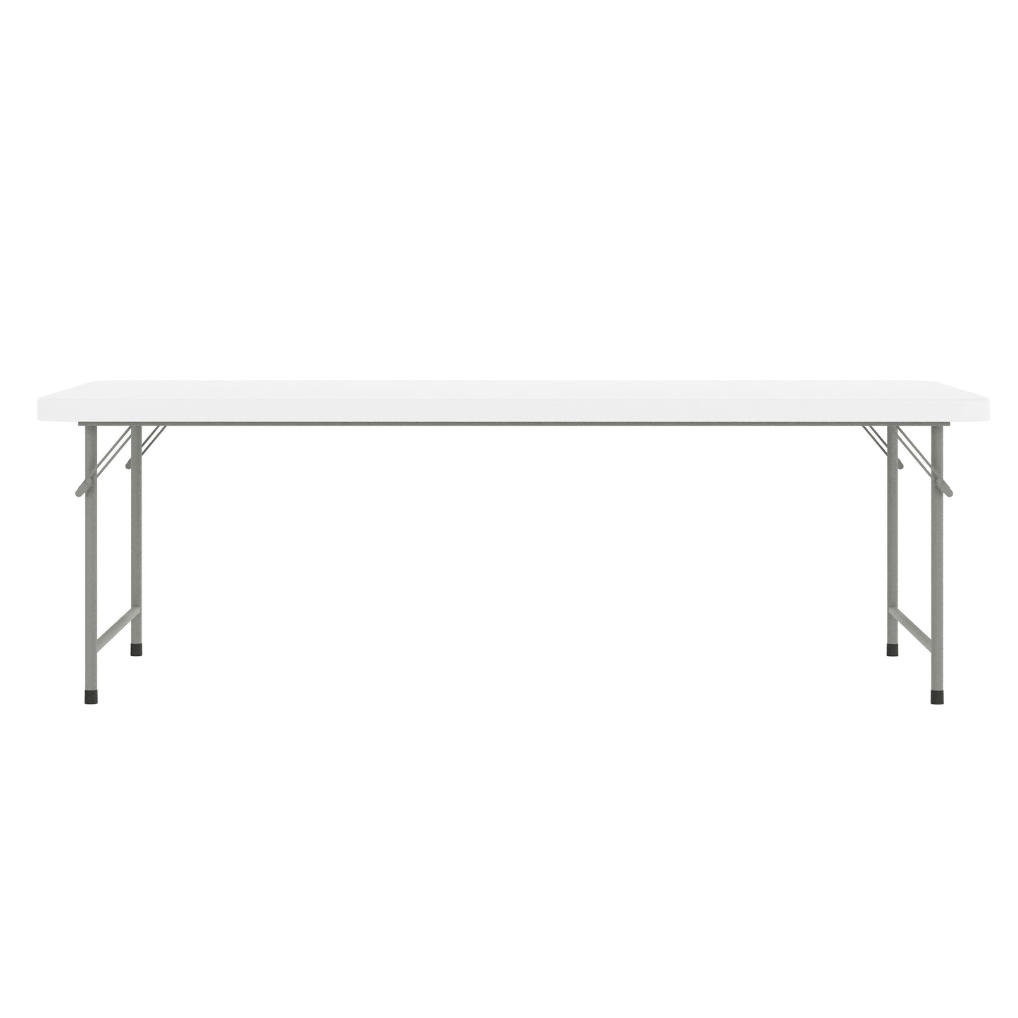 Paige 4.93-Foot Kid's Granite White Plastic Folding Table Granite White RB-3060-KID-GG