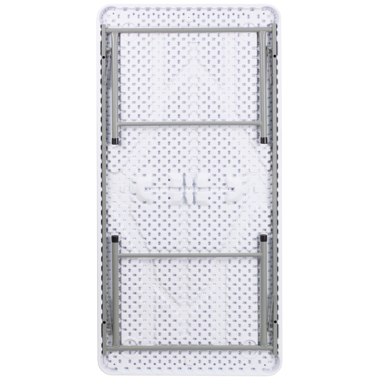Paige 4.93-Foot Kid's Granite White Plastic Folding Table Granite White RB-3060-KID-GG