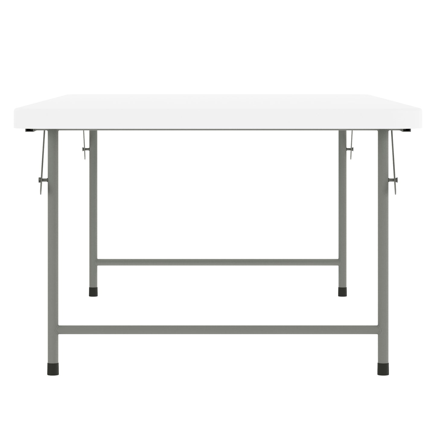Paige 4.93-Foot Kid's Granite White Plastic Folding Table Granite White RB-3060-KID-GG