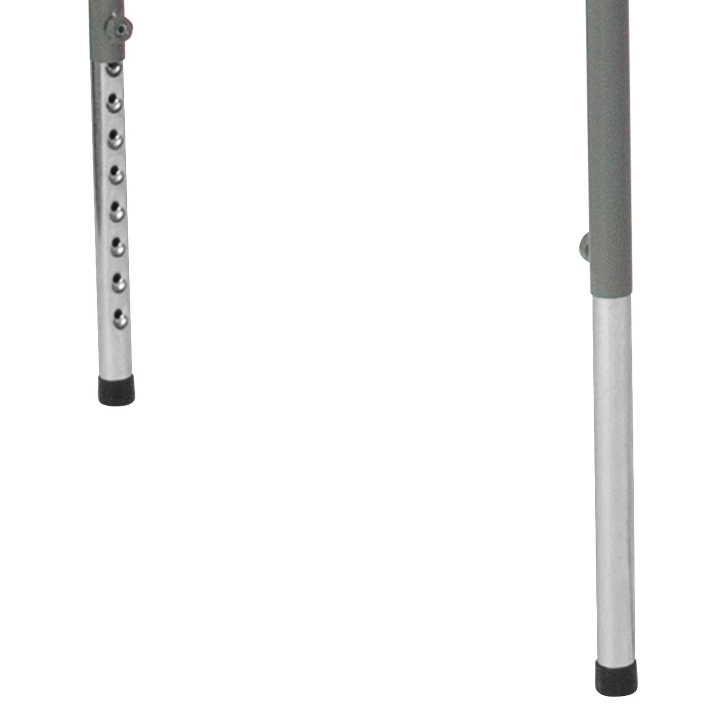Kathryn 2.79-Foot Square Height Adjustable Granite White Plastic Folding Table Granite White