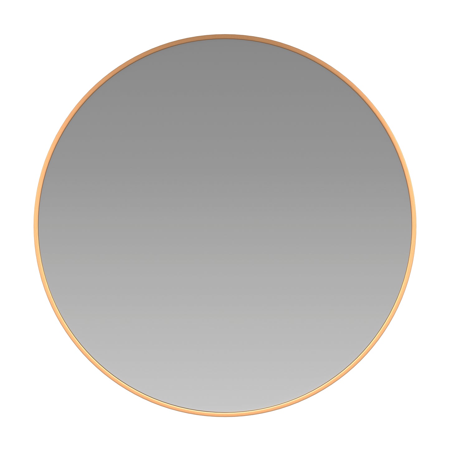 Julianne 20" Round Gold Metal Framed Wall Mirror - Large Accent Mirror for Bathroom, Vanity, Entryway, Dining Room, & Living Room Gold