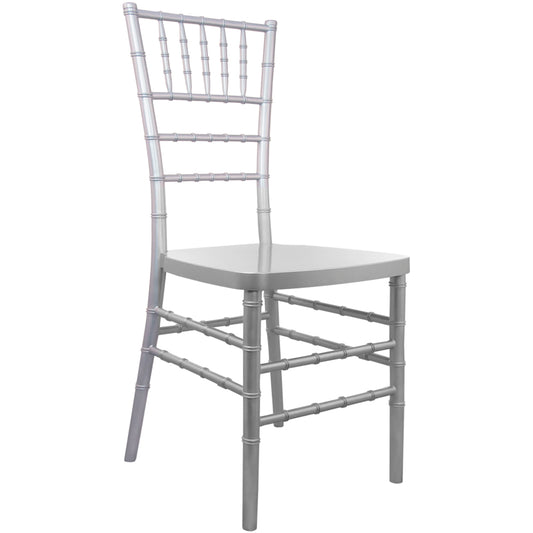 Advantage Silver Resin Chiavari Chair Silver RSCHI-S