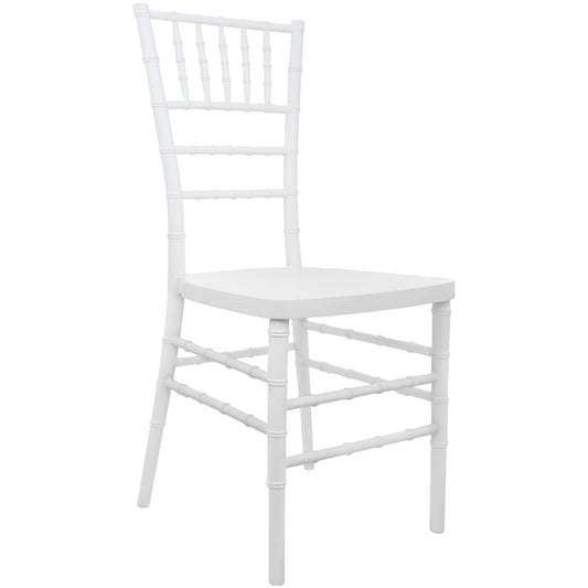 Advantage White Resin Chiavari Chair White RSCHI-W