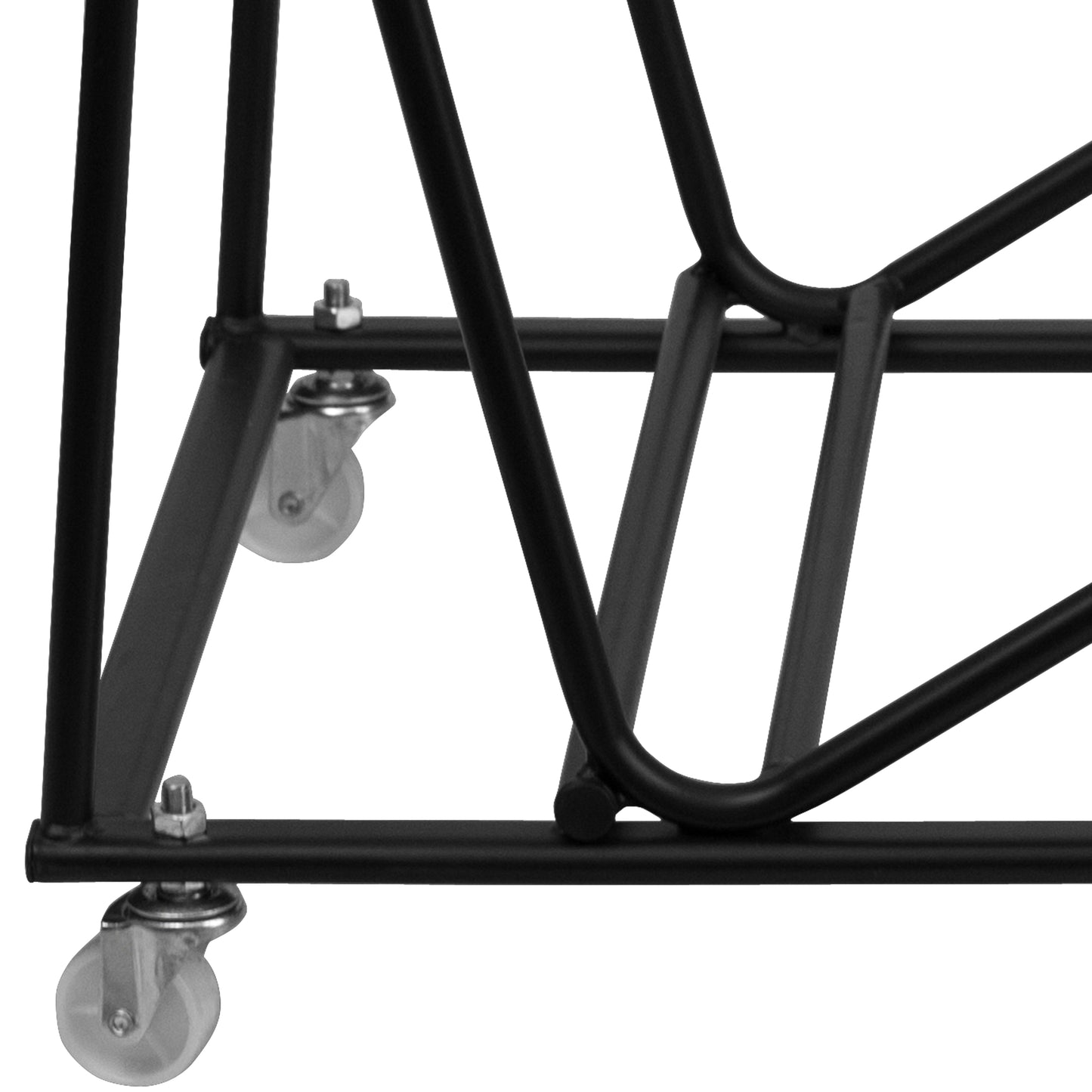 Hercules Sled Base Stack Chair Dolly Black