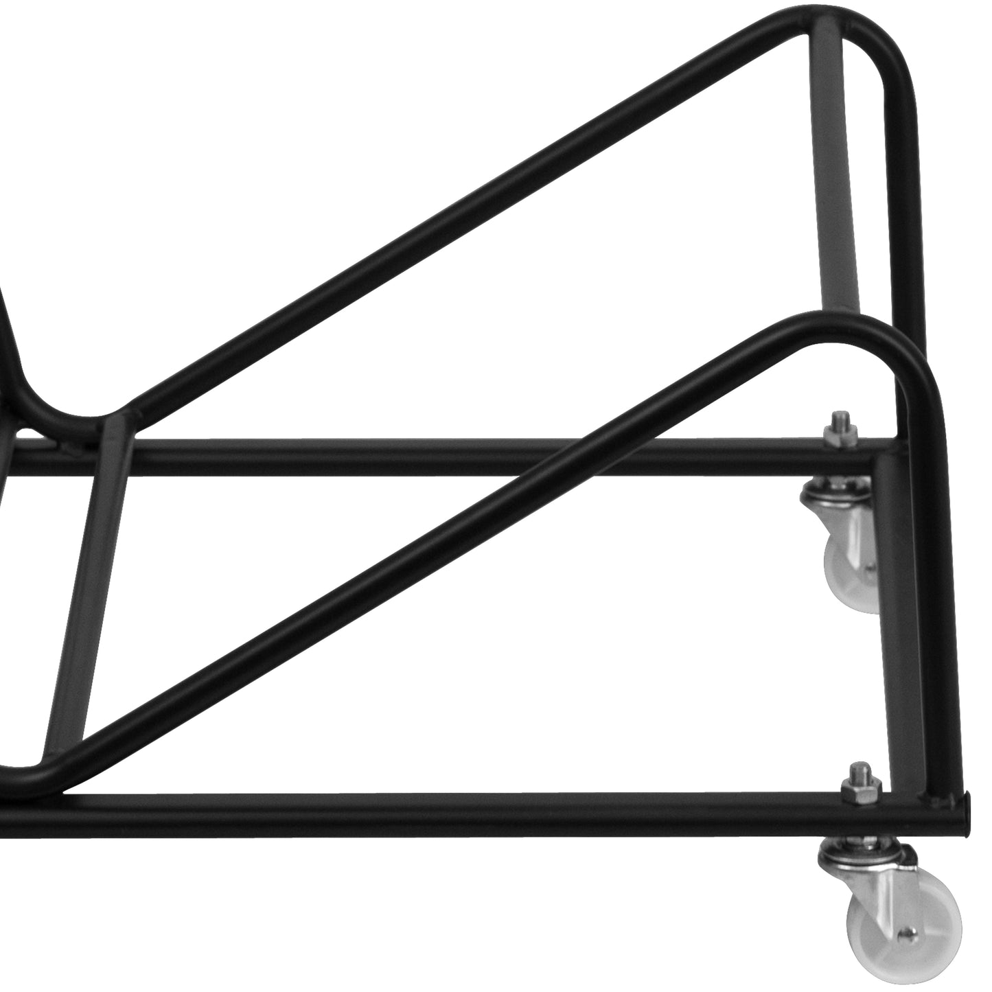 Hercules Sled Base Stack Chair Dolly Black