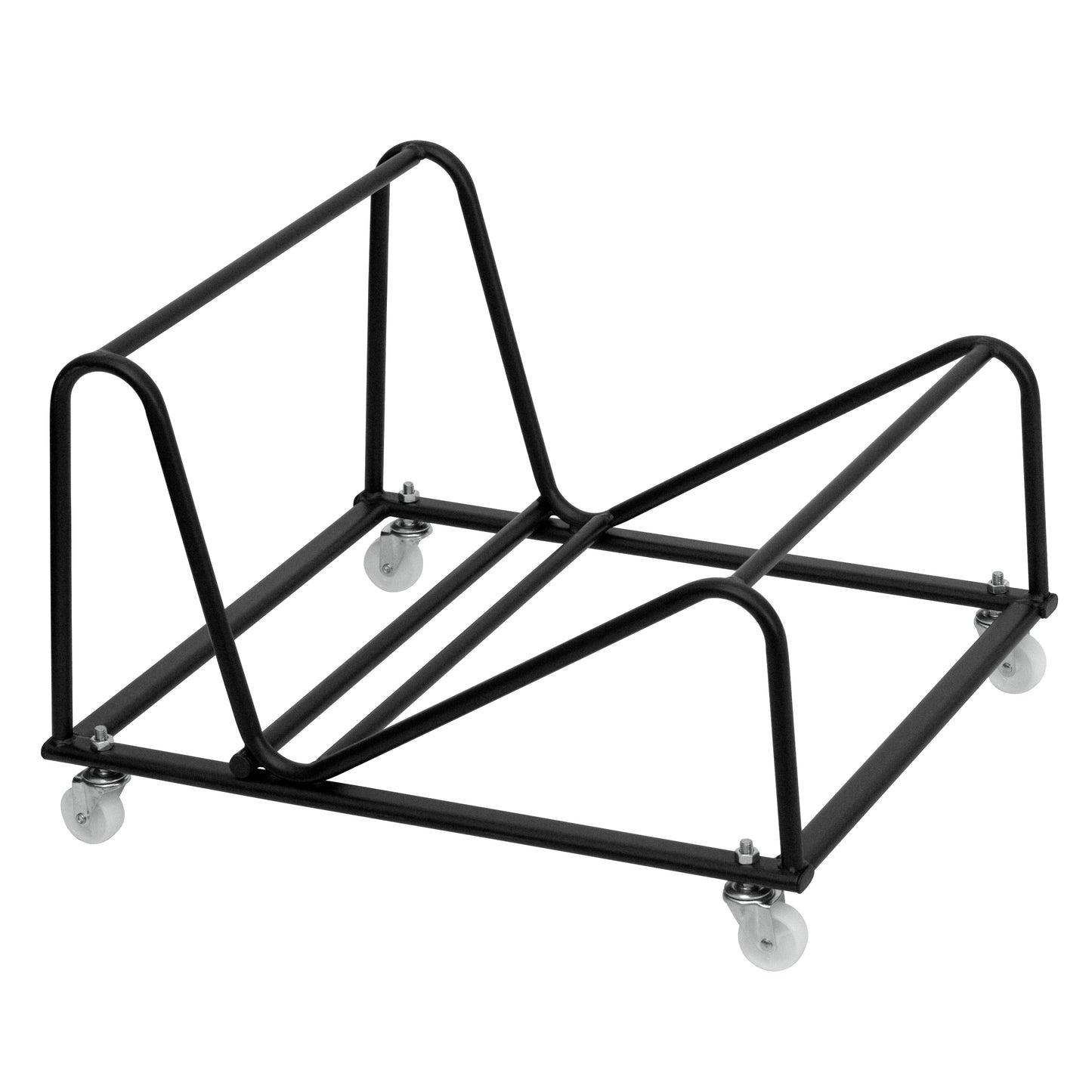 Hercules Sled Base Stack Chair Dolly Black