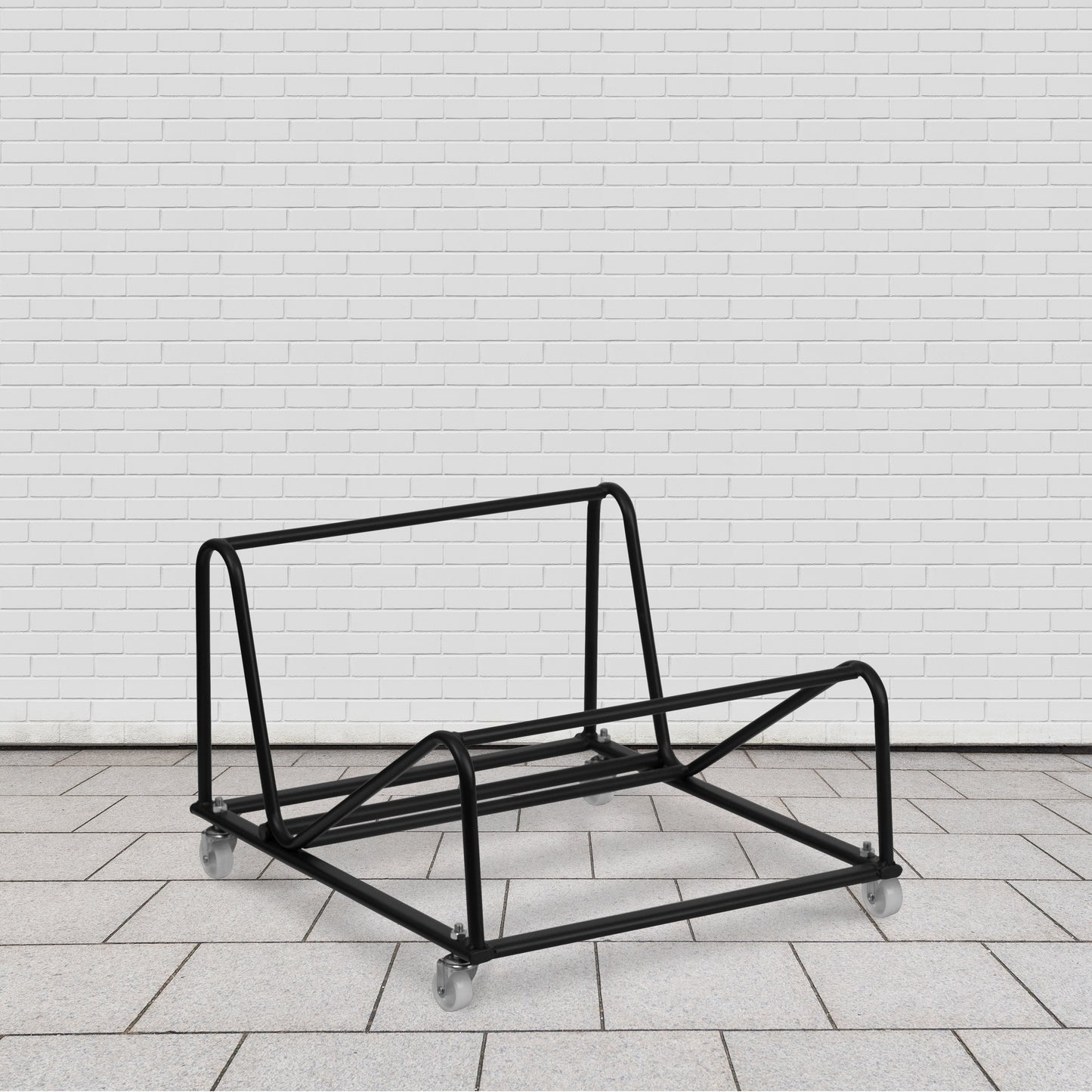 Hercules Sled Base Stack Chair Dolly Black