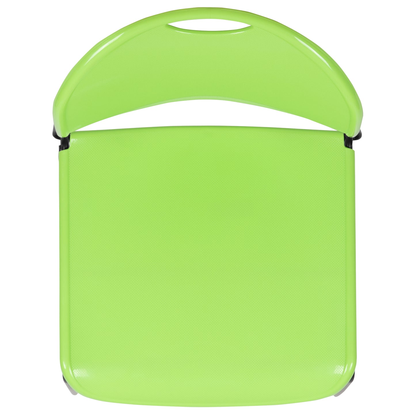 HERCULES Series 880 lb. Capacity Green Ultra-Compact Stack Chair with Black Powder Coated Frame Green Plastic/Black Frame RUT-188-GN-GG