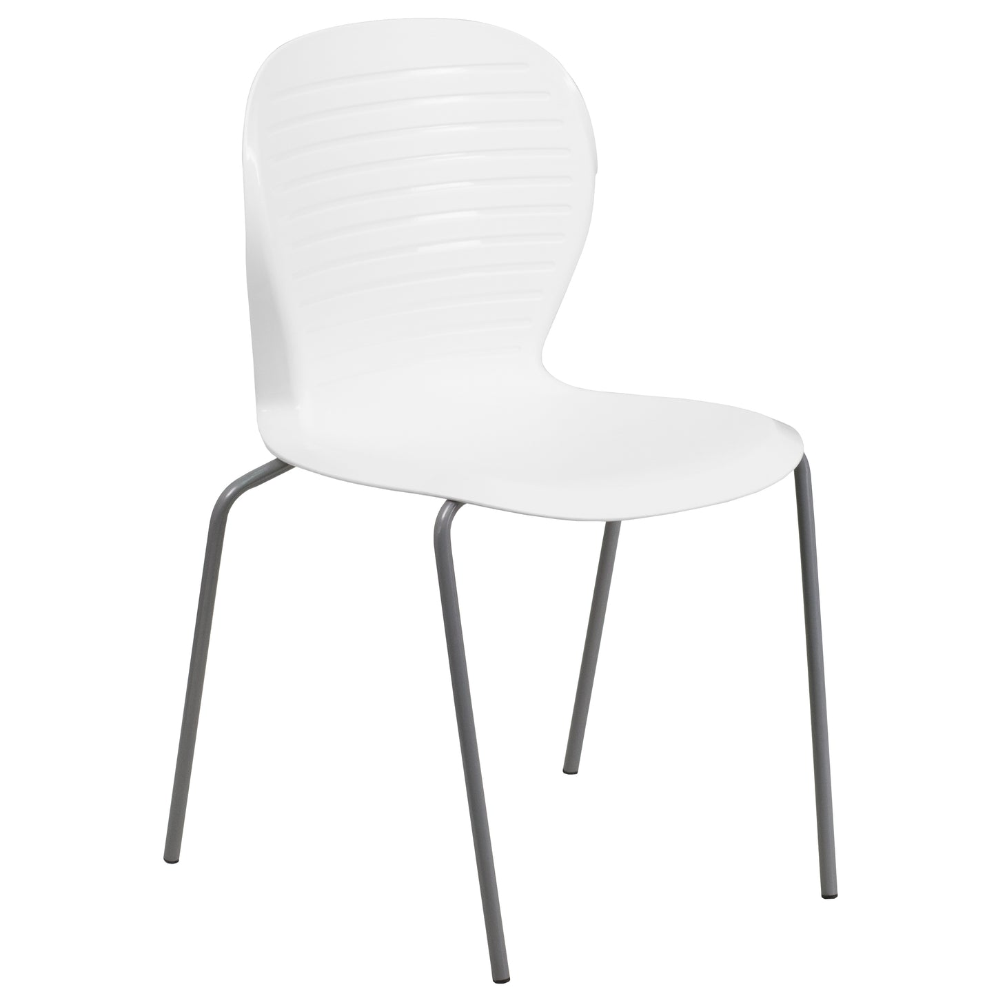 HERCULES Series 551 lb. Capacity White Stack Chair White