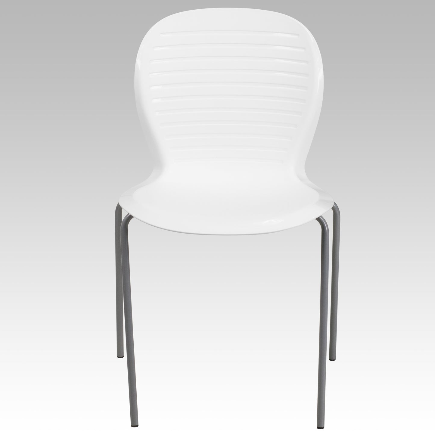 HERCULES Series 551 lb. Capacity White Stack Chair White