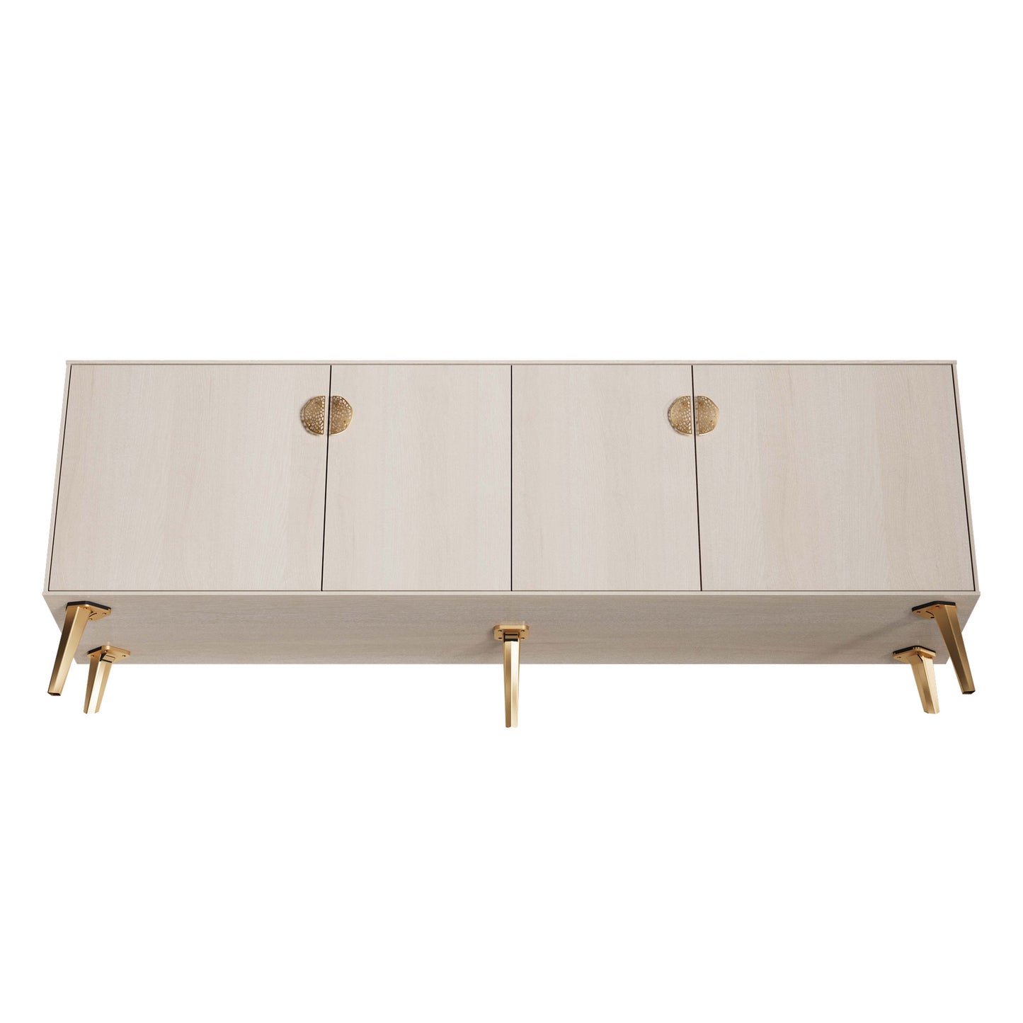 Manhattan Comfort Haley 78.7" Mid-Century Modern Sideboard in White SB002-WH