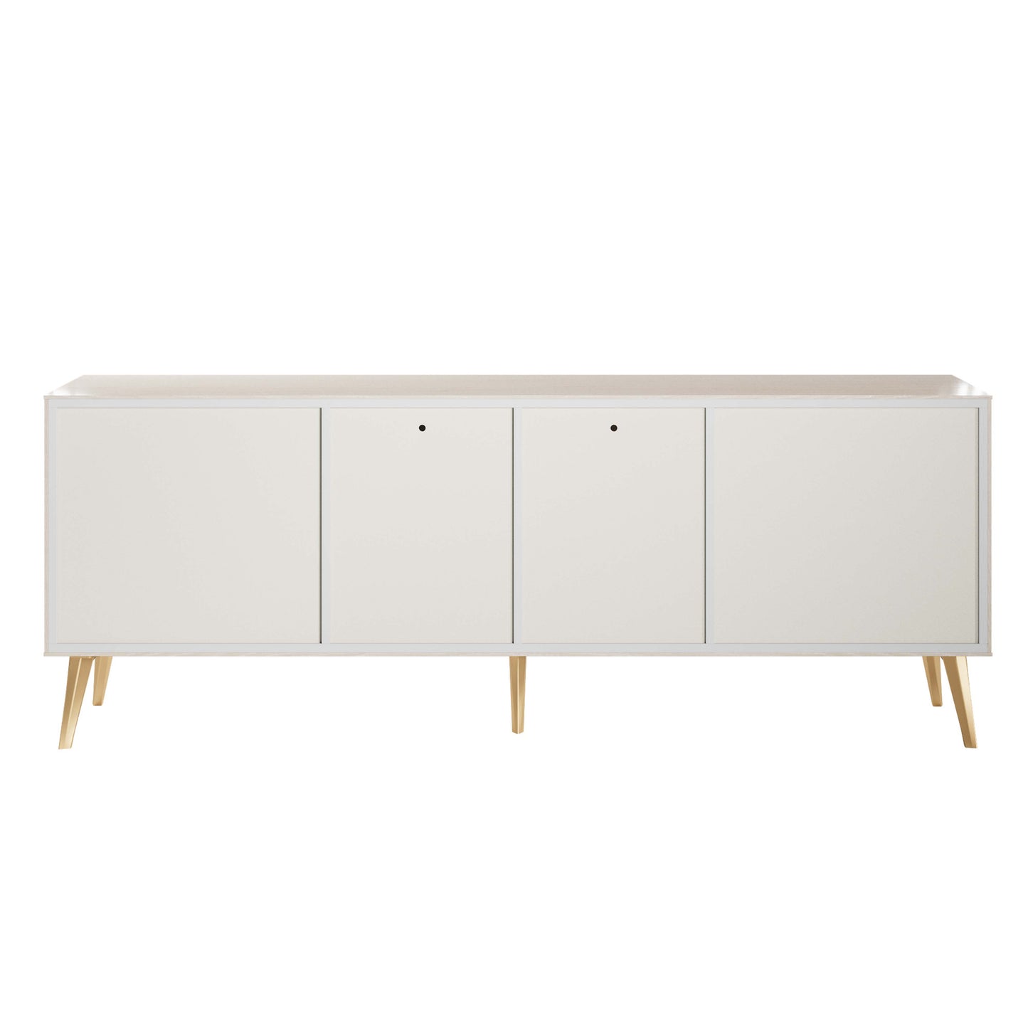 Manhattan Comfort Haley 78.7" Mid-Century Modern Sideboard in White SB002-WH