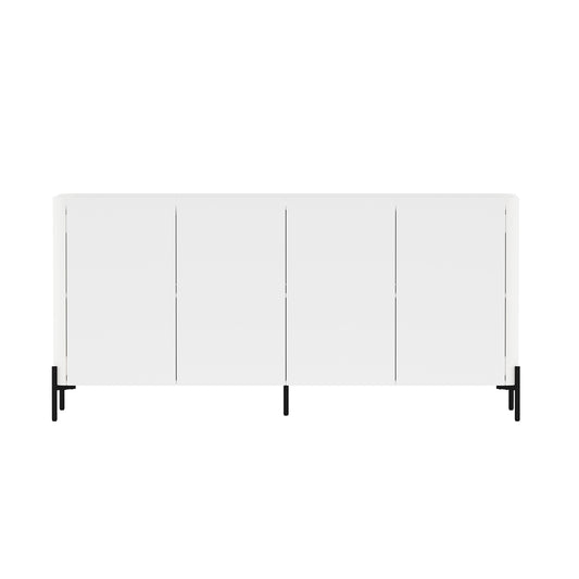 Abbey Modern Sideboard SB006 – Contemporary Storage Cabinet with Drawers and Doors