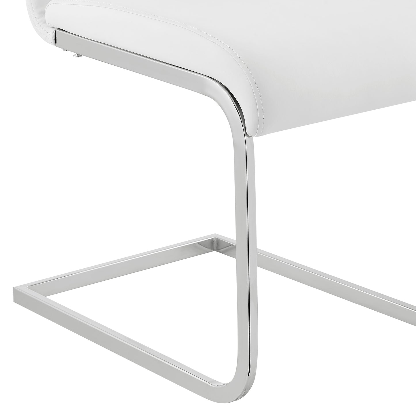Amanda 5 Piece White Rectangular Dining Set