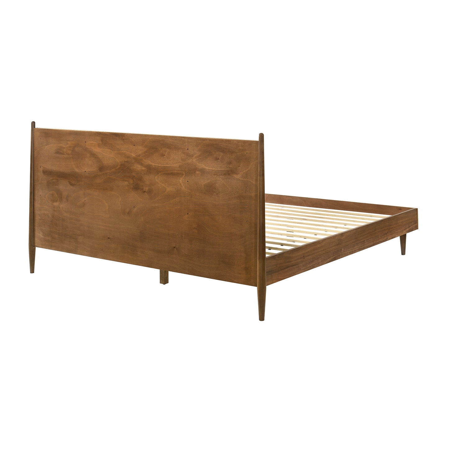 Artemio King 4 Piece Wood Bedroom Set in Walnut Finish