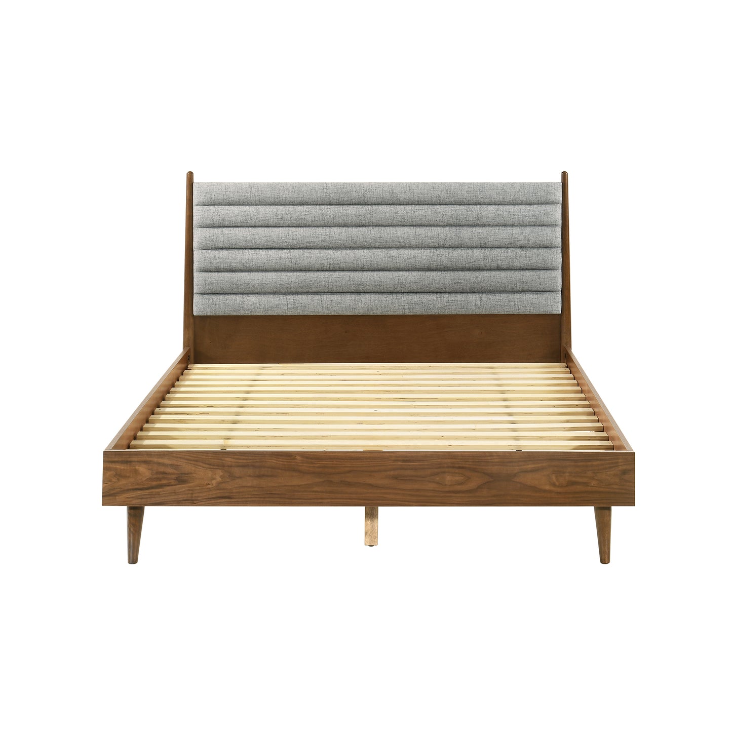 Artemio Queen 3 Piece Wood Bedroom Set in Walnut Finish