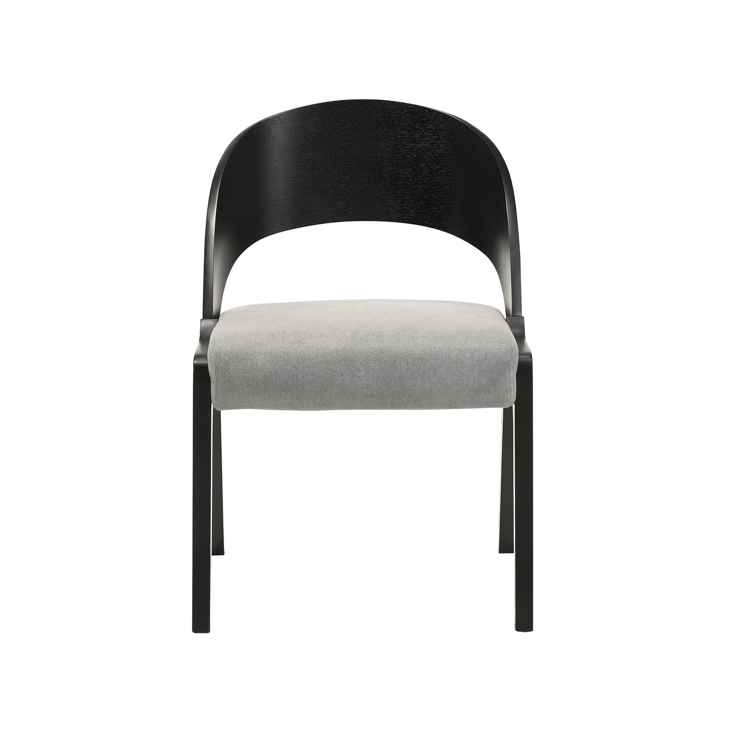 Cirque and Polly 5 Piece Black Round Dining Set