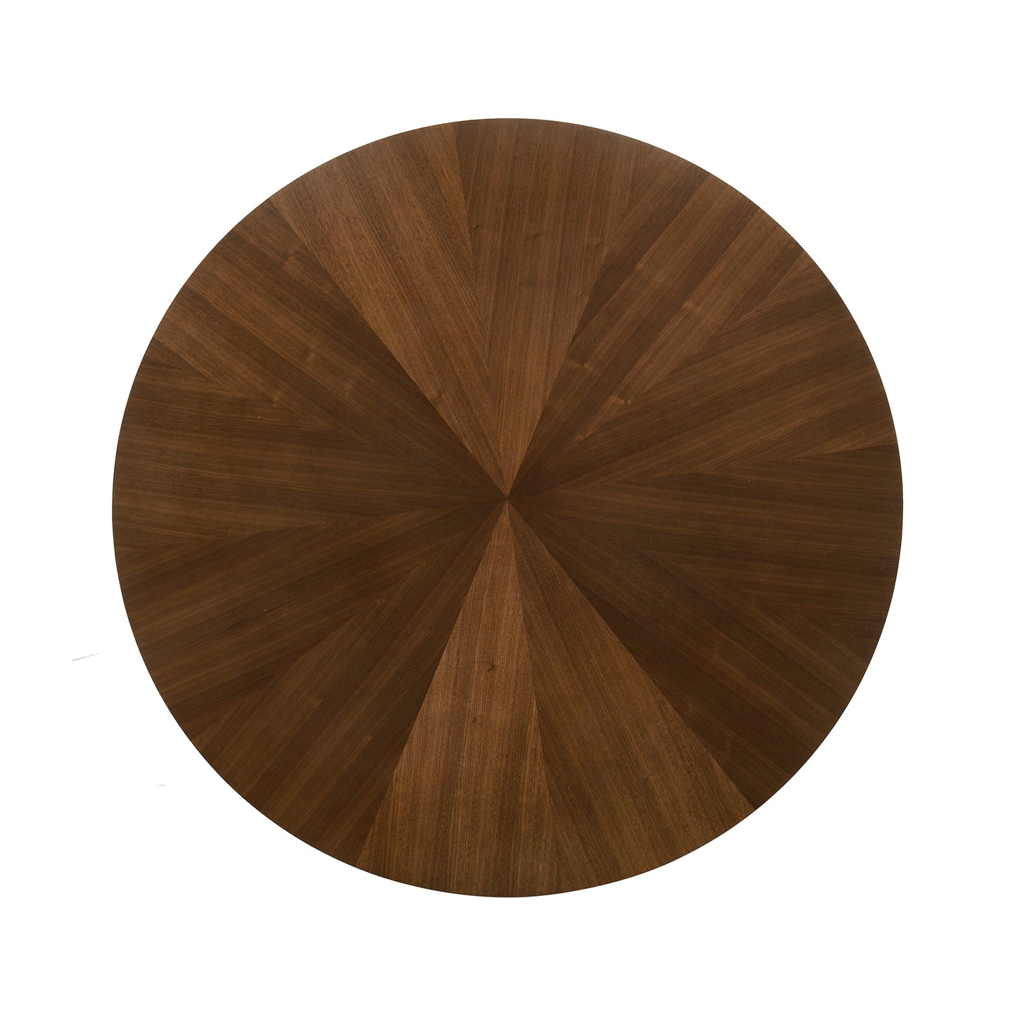 Cirque and Varde 5 Piece Walnut Round Dining Set