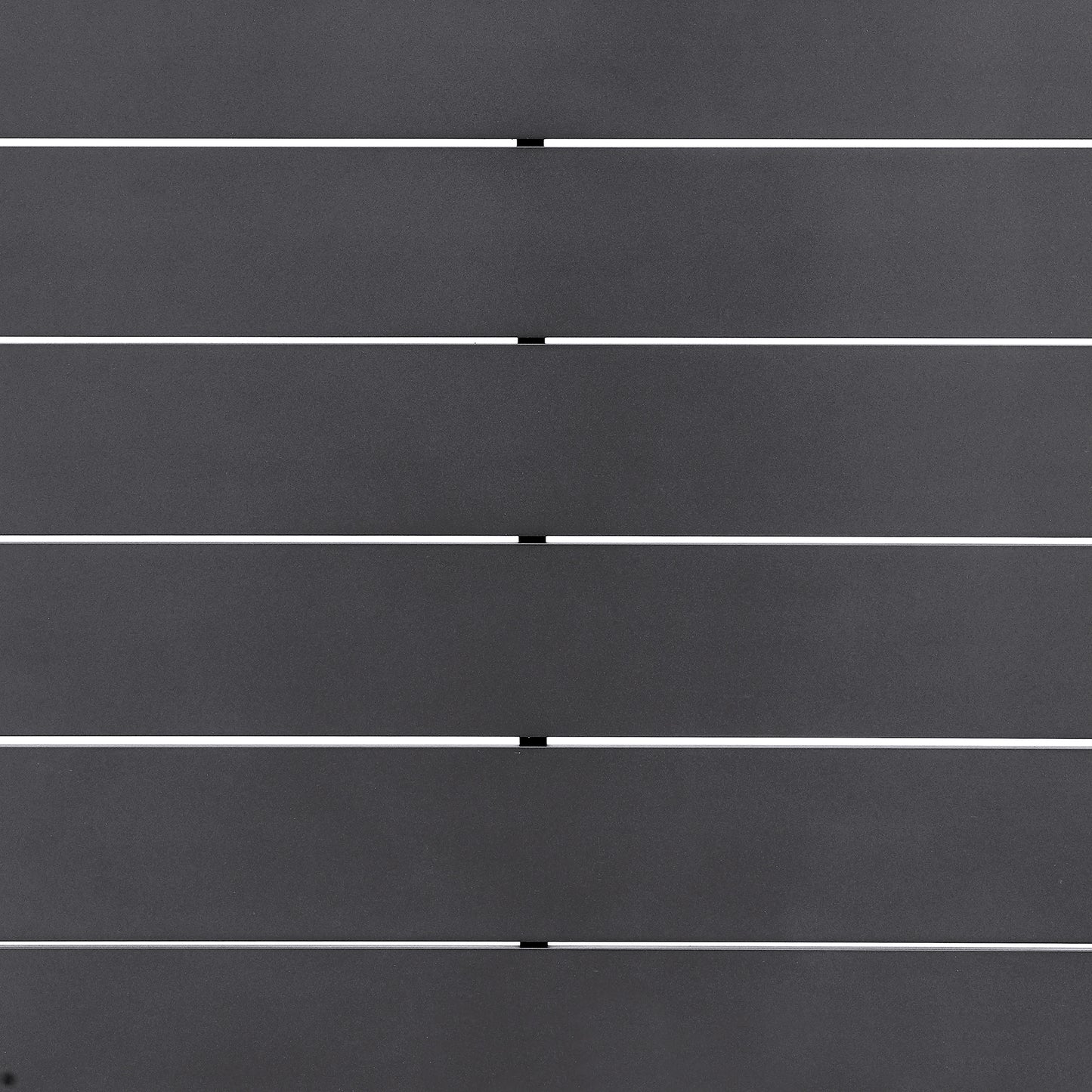 Menorca Outdoor Patio 7-Piece Dining Table Set in Aluminum with Gray Cushions