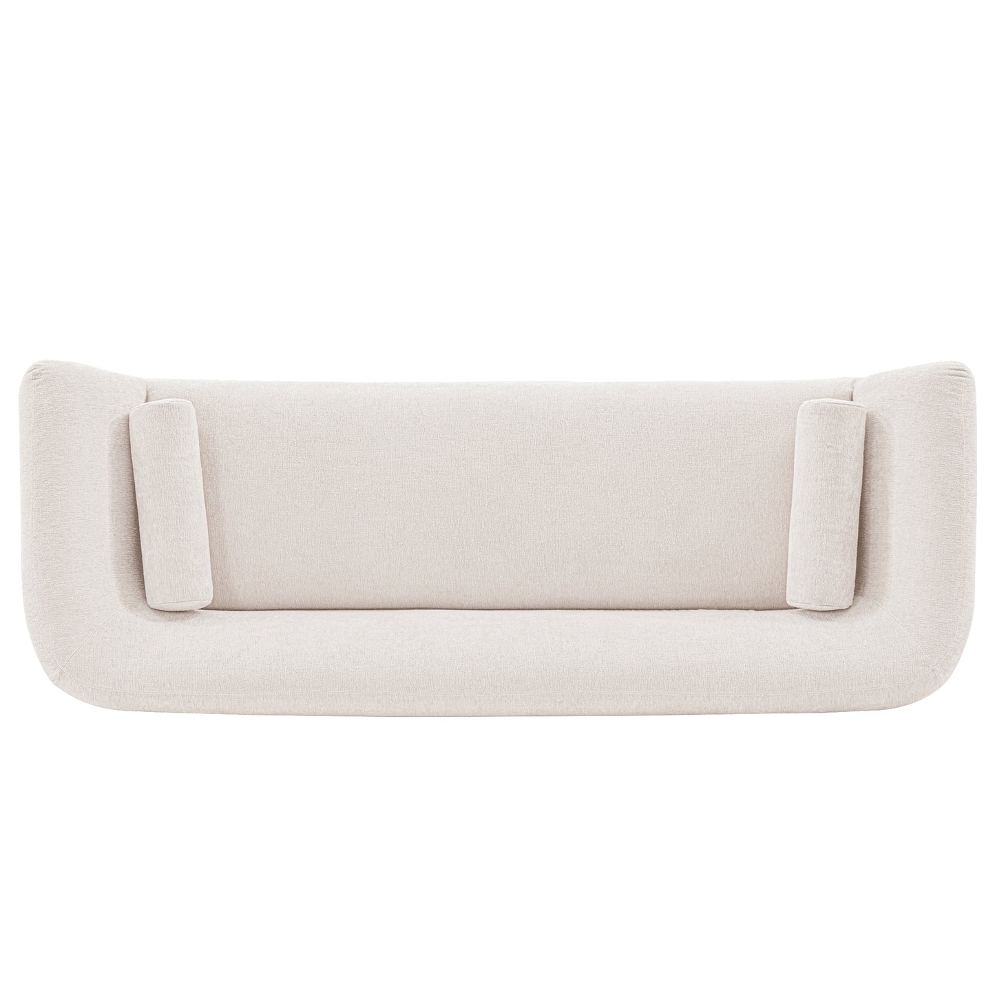 Manhattan Comfort Contemporary Ulka Chenille Sofa with Pillows