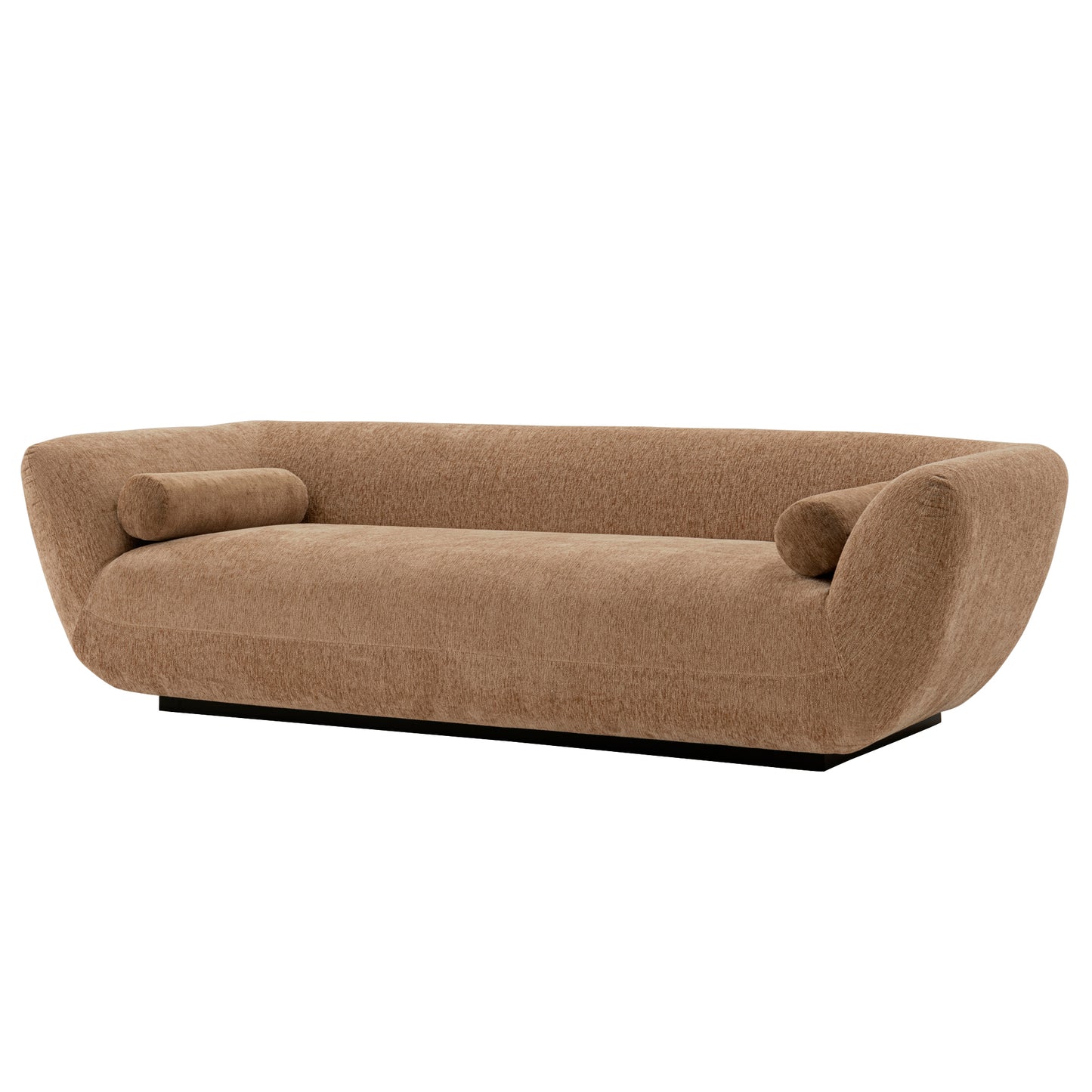 Manhattan Comfort Contemporary Ulka Chenille Sofa with Pillows