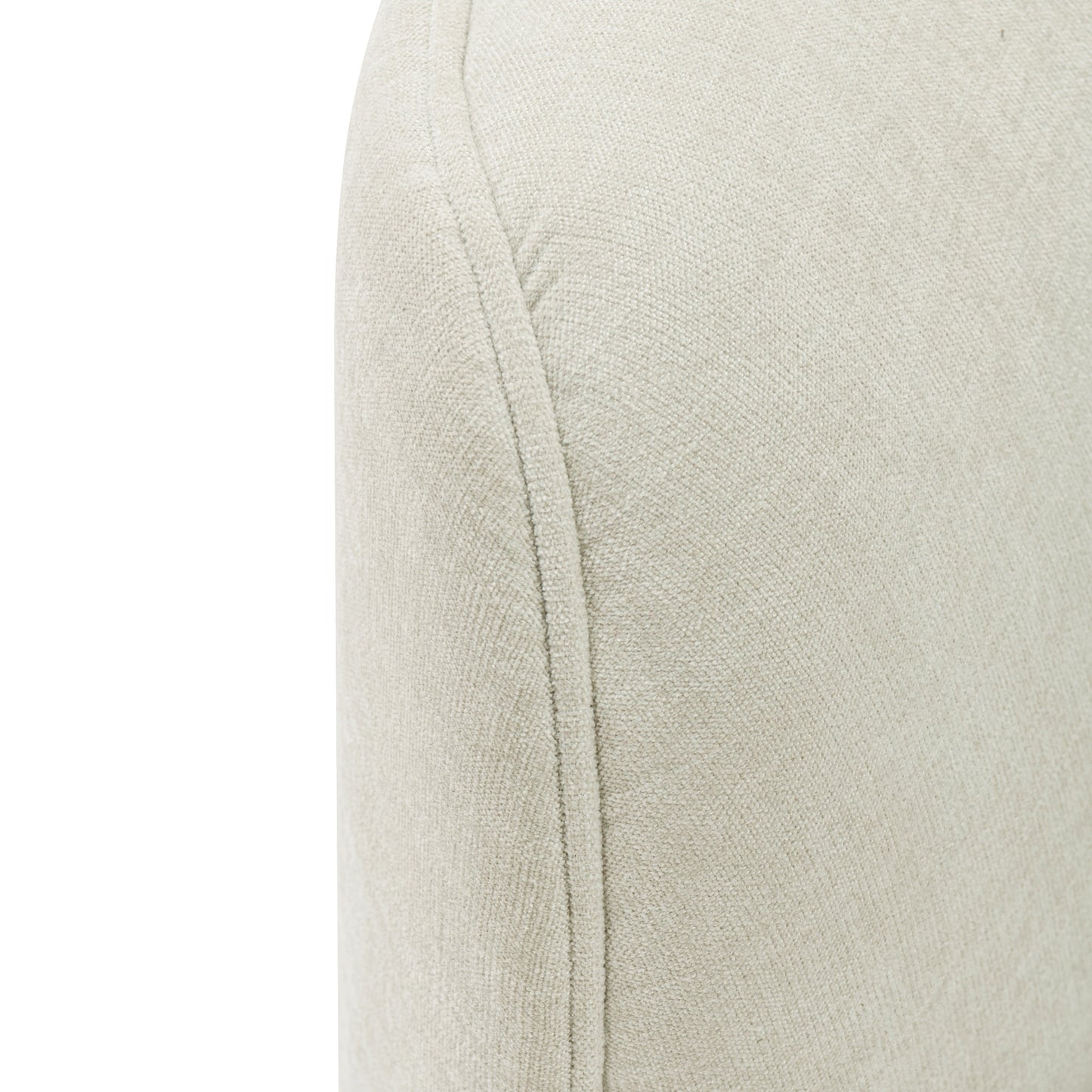 Manhattan Comfort Contemporary Daria Chenille Sofa Sectional with Pillows in Ivory SF012-IV