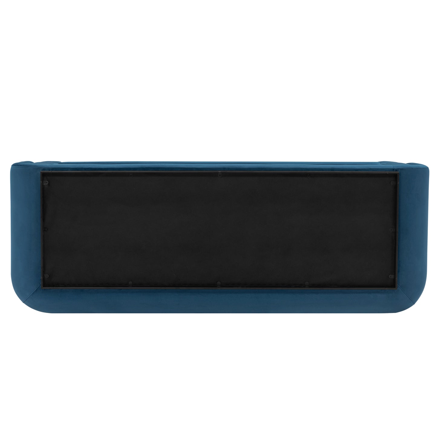 Manhattan Comfort Contemporary Edmonda Velvet Sofa with Pillows