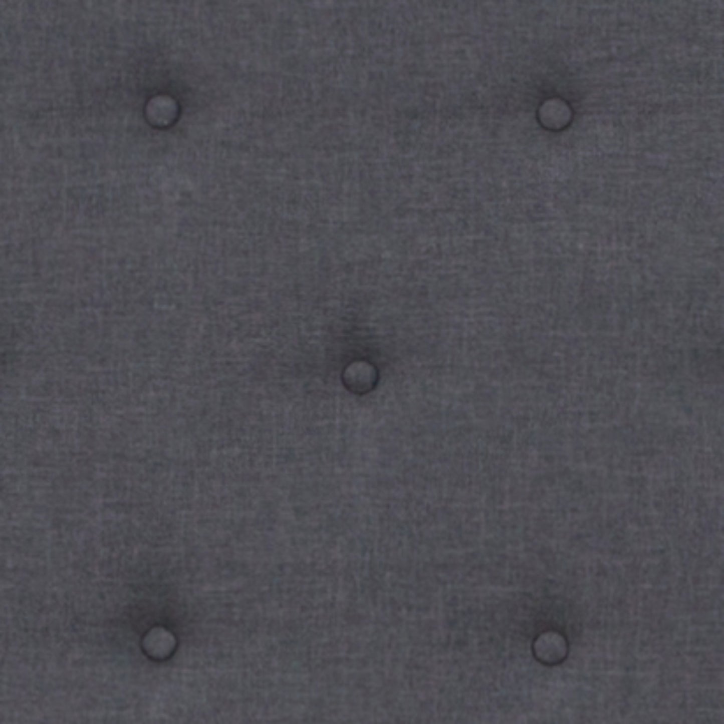 Roxbury Queen Size Tufted Upholstered Platform Bed in Dark Gray Fabric with Memory Foam Mattress Dark Gray