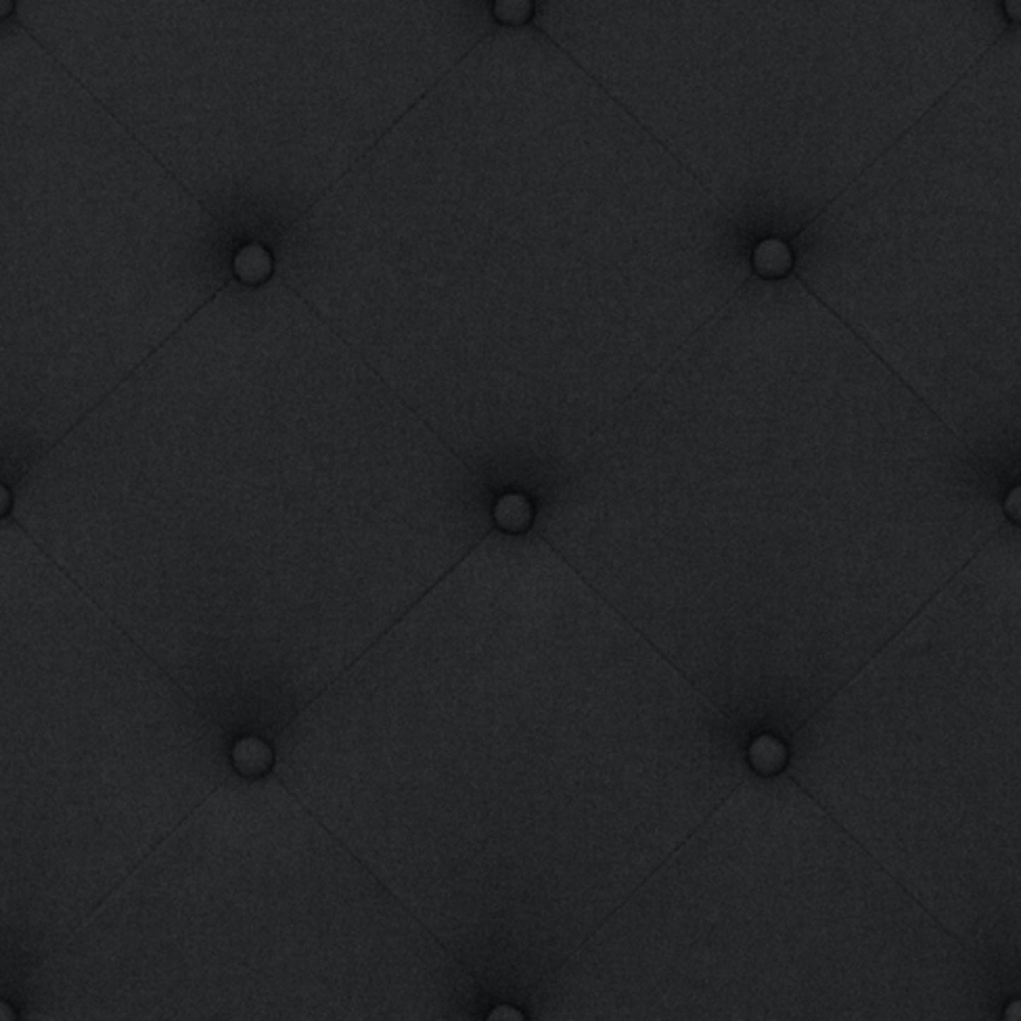 Brighton Queen Size Tufted Upholstered Platform Bed in Black Fabric with Memory Foam Mattress Black SL-BMF-7-GG
