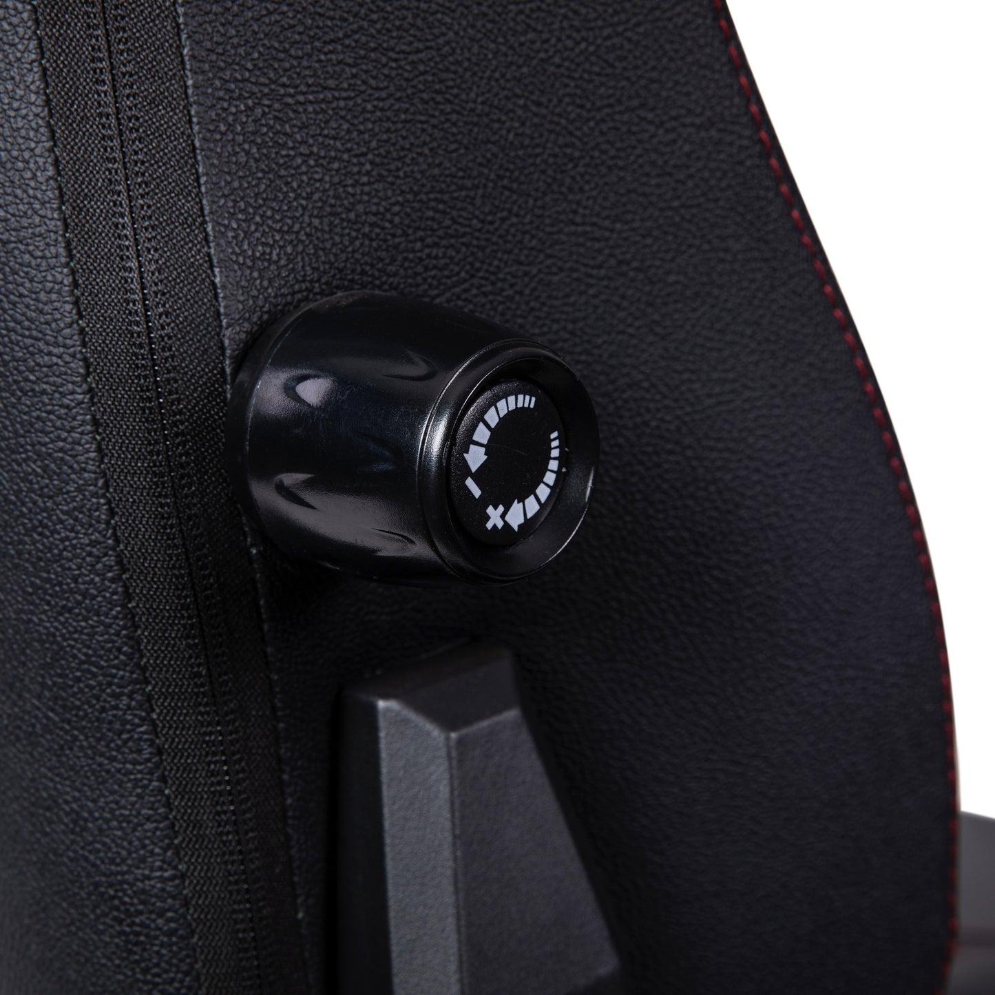 Falco Ergonomic High Back Adjustable Gaming Chair with 4D Armrests, Headrest Pillow, and Adjustable Lumbar Support, Black with Red Stitching Black with Red Trim