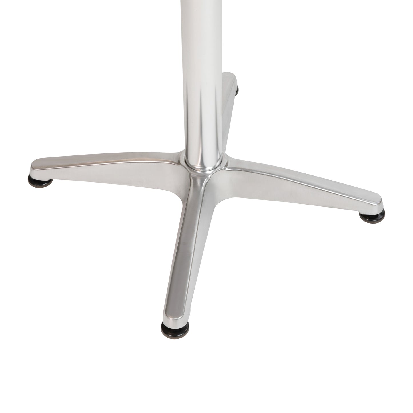 Mellie 23.5" Round Aluminum Indoor-Outdoor Bar Height Table Aluminum