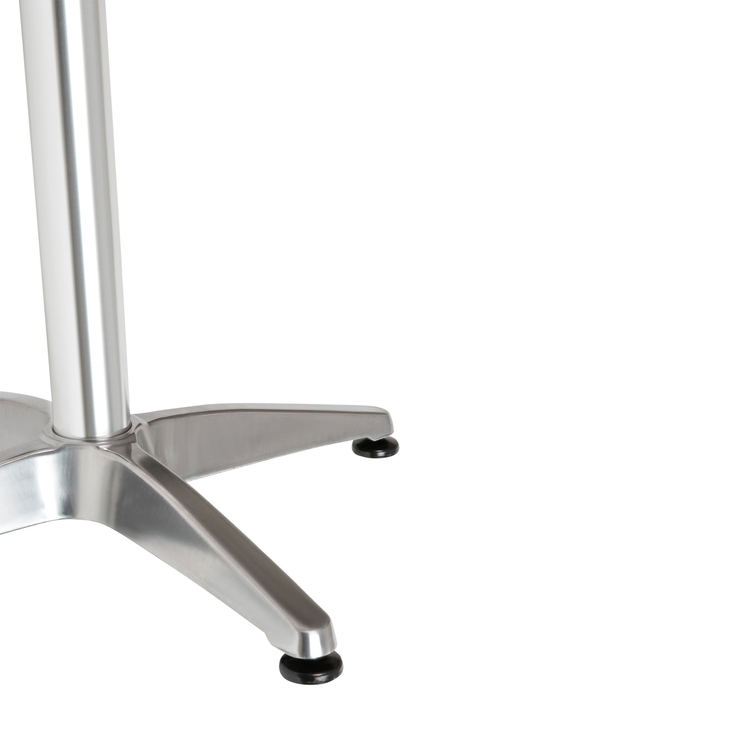 Mellie 23.5" Round Aluminum Indoor-Outdoor Bar Height Table Aluminum
