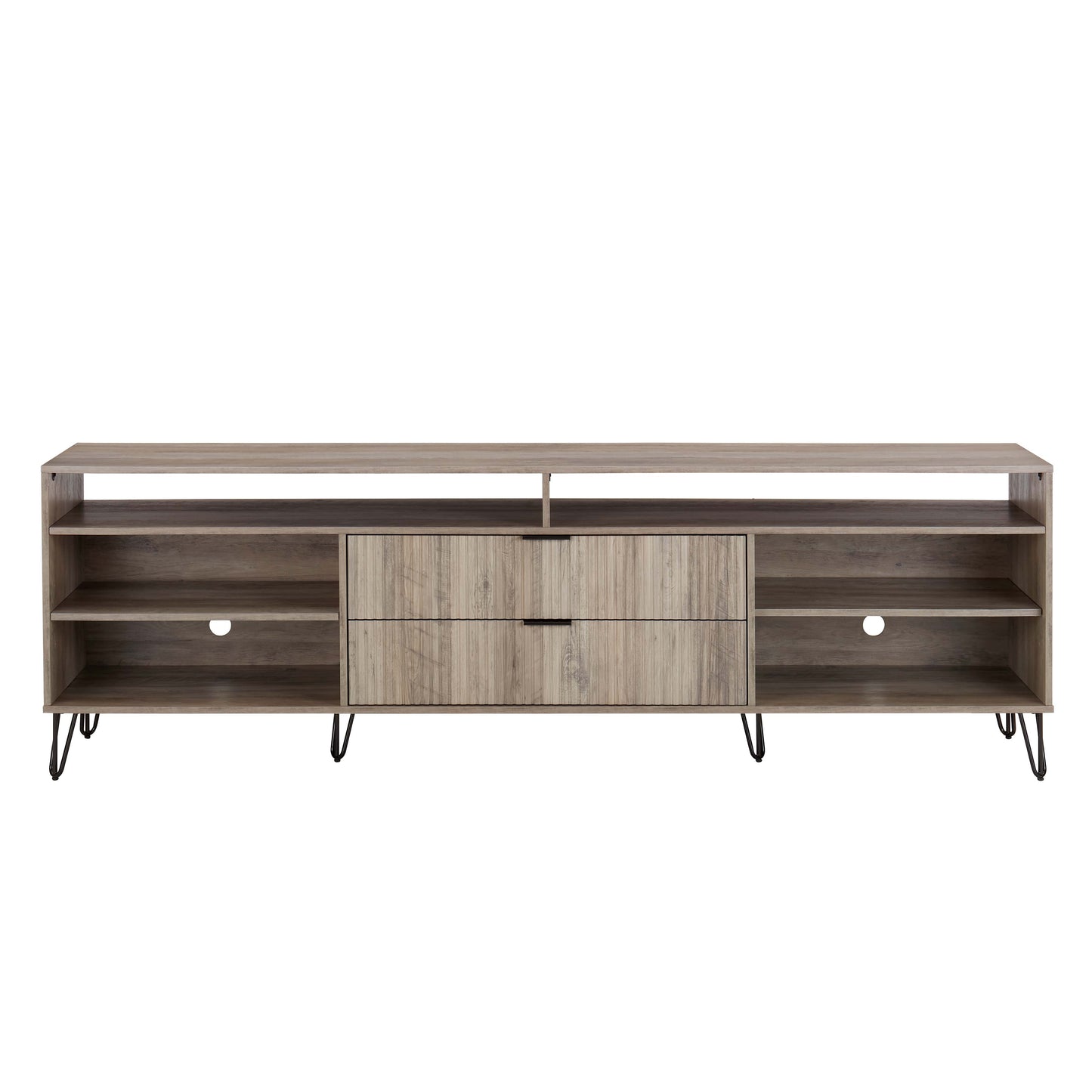 Dumbo Modern Fluted TV Stand TV002 — Contemporary Media Console for Living Room