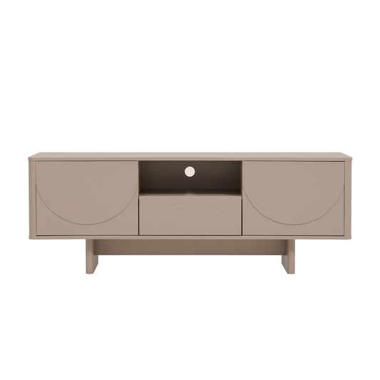 Ella Modern 59" TV Stand in Mocha TV007-MO