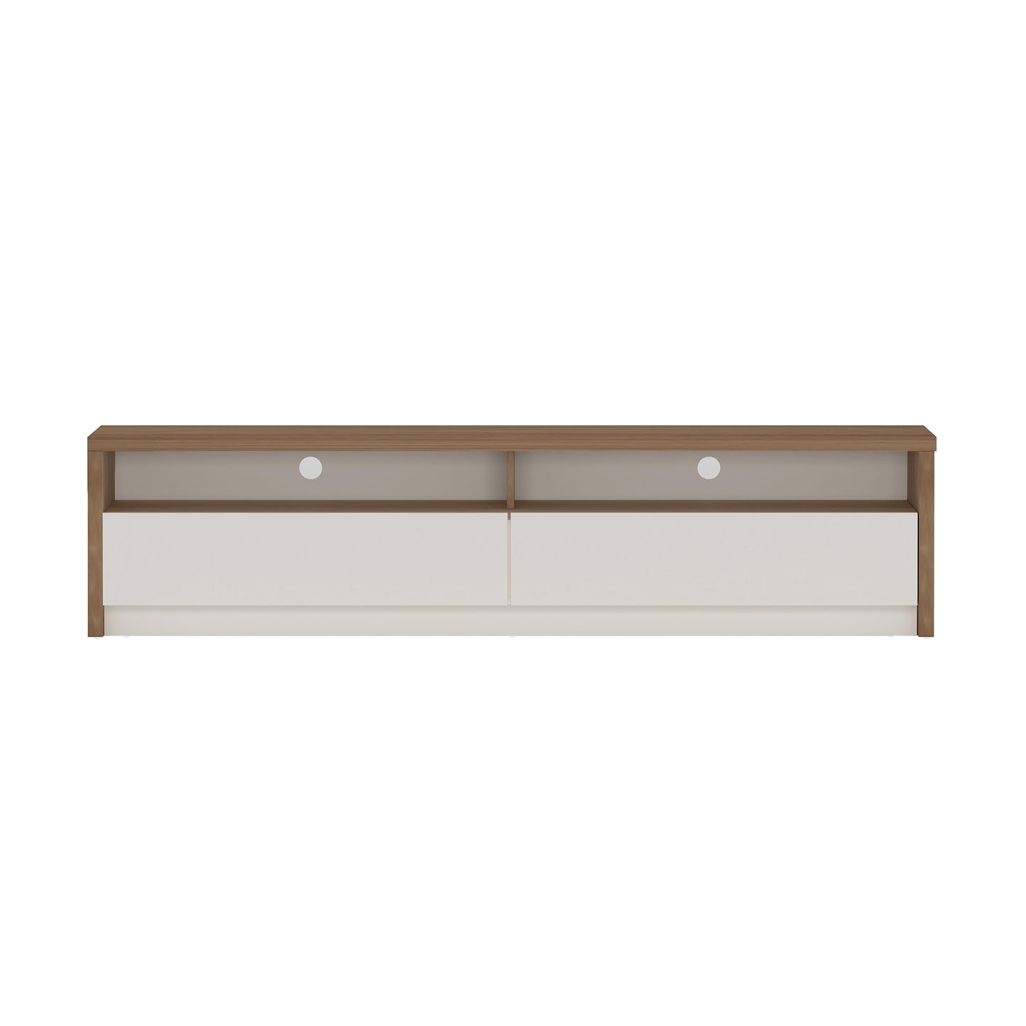 Duncan Contemporary Modern TV Stand Media Console with Adjustable Storage
