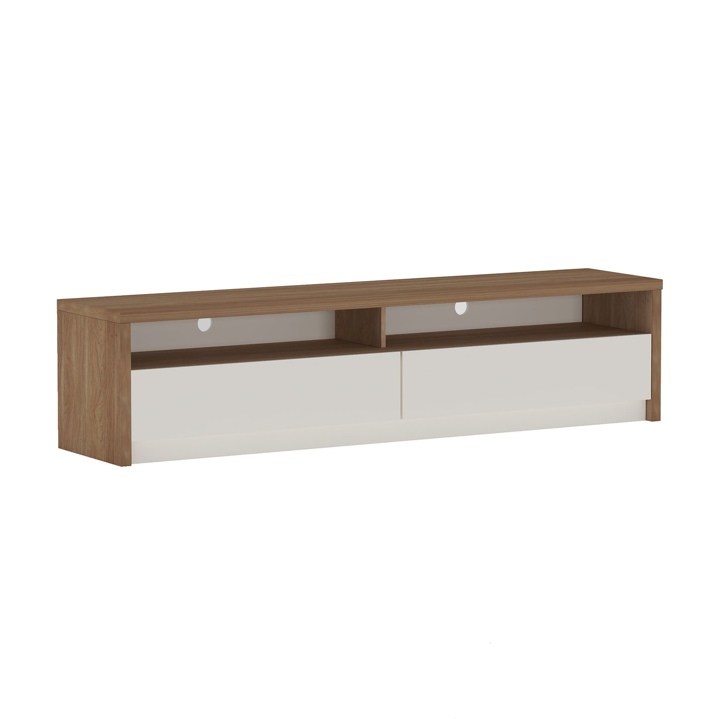 Duncan Contemporary Modern TV Stand Media Console with Adjustable Storage
